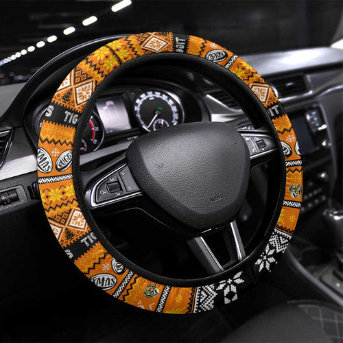 Tigers Football Xmas Steering Wheel Cover Australia AFL Mascot