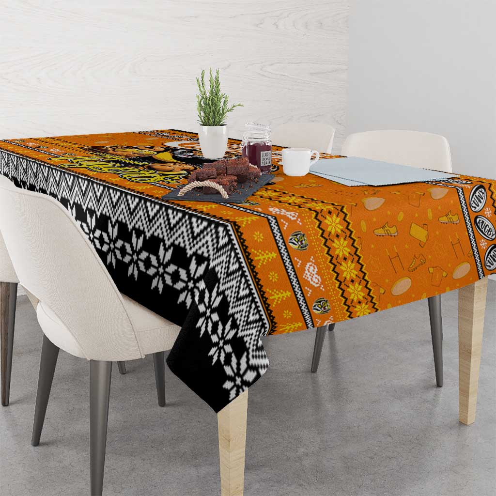 Tigers Football Xmas Tablecloth Australia AFL Mascot