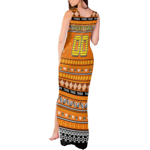 Personalized Tigers Rugby Xmas Tank Maxi Dress Australia AFL Mascot