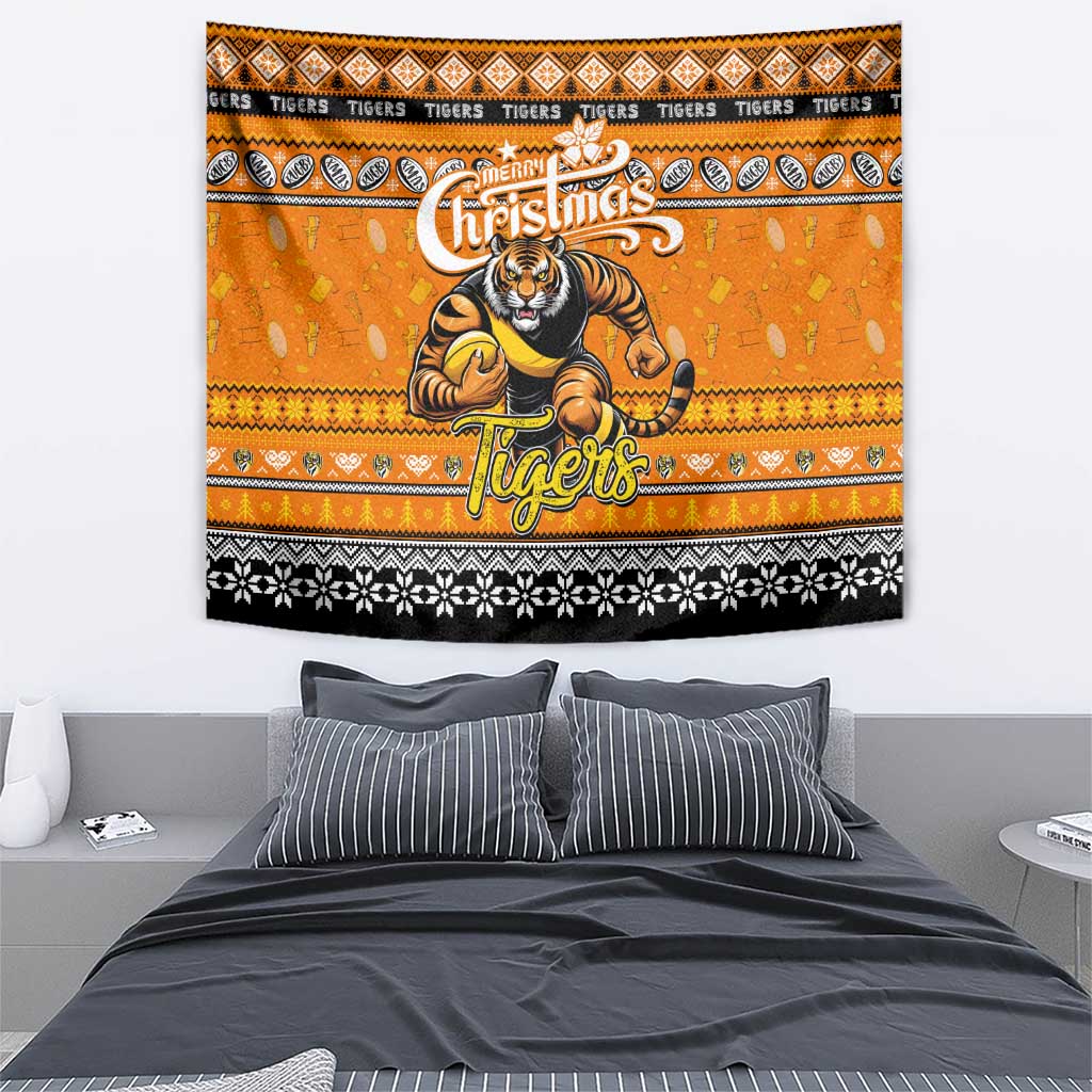 Tigers Football Xmas Tapestry Australia AFL Mascot