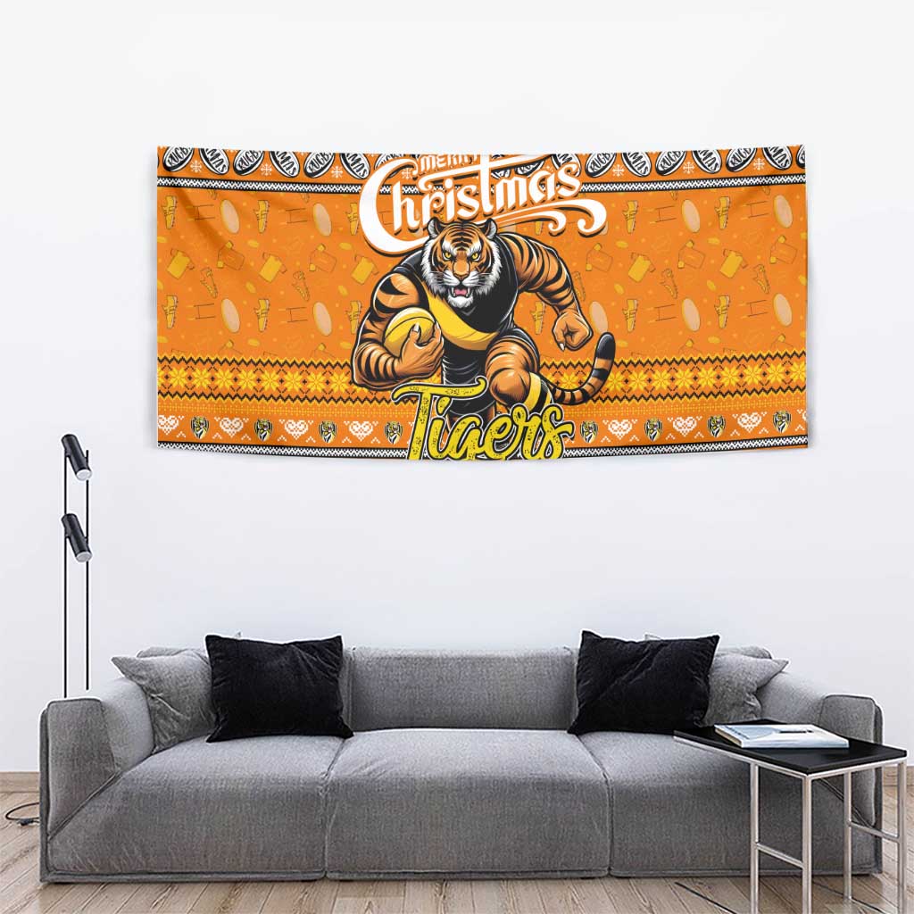 Tigers Football Xmas Tapestry Australia AFL Mascot