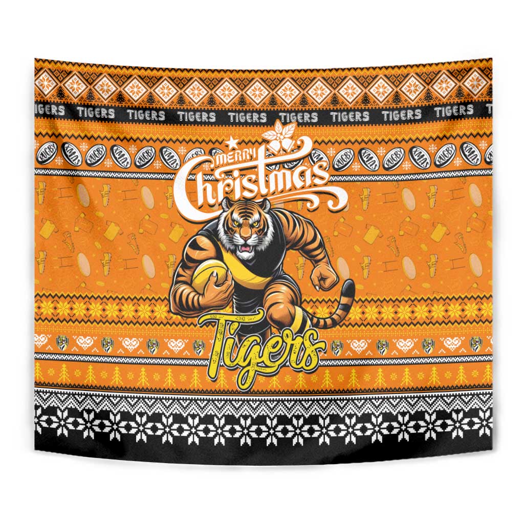 Tigers Football Xmas Tapestry Australia AFL Mascot