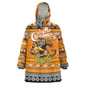 Personalized Tigers Rugby Xmas Wearable Blanket Hoodie Australia AFL Mascot