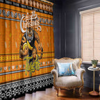 Tigers Football Xmas Window Curtain Australia AFL Mascot