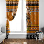 Tigers Football Xmas Window Curtain Australia AFL Mascot
