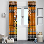 Tigers Football Xmas Window Curtain Australia AFL Mascot