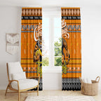 Tigers Football Xmas Window Curtain Australia AFL Mascot