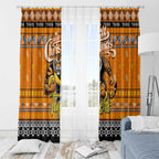 Tigers Football Xmas Window Curtain Australia AFL Mascot