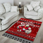 Swans Football Xmas Area Rug Australia AFL Mascot
