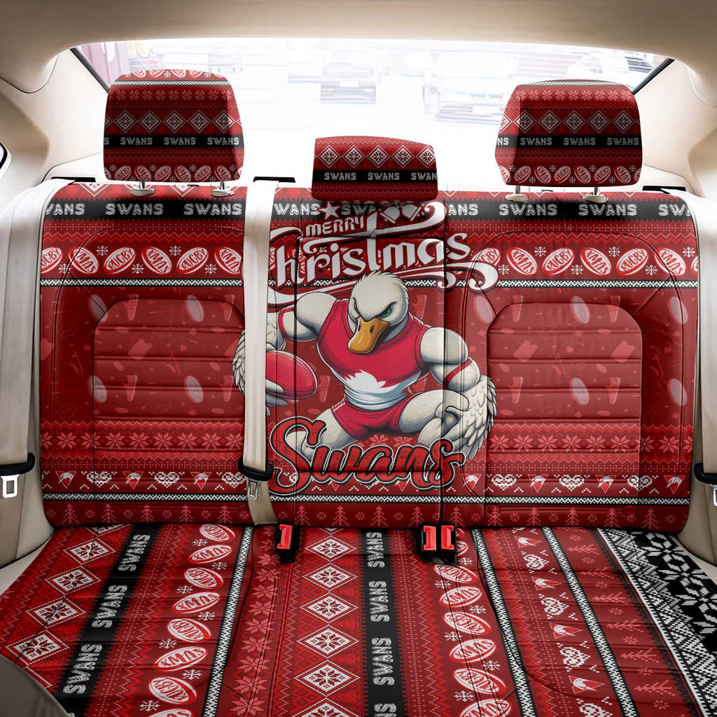 Swans Football Xmas Back Car Seat Cover Australia AFL Mascot