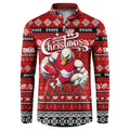 Personalized Swans Rugby Xmas Button Sweatshirt Australia AFL Mascot