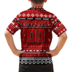 Personalized Swans Rugby Xmas Family Matching Summer Maxi Dress and Hawaiian Shirt Australia AFL Mascot