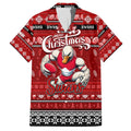 Personalized Swans Rugby Xmas Hawaiian Shirt Australia AFL Mascot