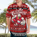 Personalized Swans Rugby Xmas Hawaiian Shirt Australia AFL Mascot