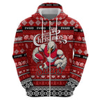 Personalized Swans Rugby Xmas Hoodie Australia AFL Mascot