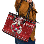 Swans Football Xmas Leather Tote Bag Australia AFL Mascot