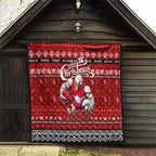 Swans Football Xmas Quilt Australia AFL Mascot