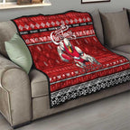 Swans Football Xmas Quilt Australia AFL Mascot