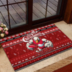 Swans Football Xmas Rubber Doormat Australia AFL Mascot