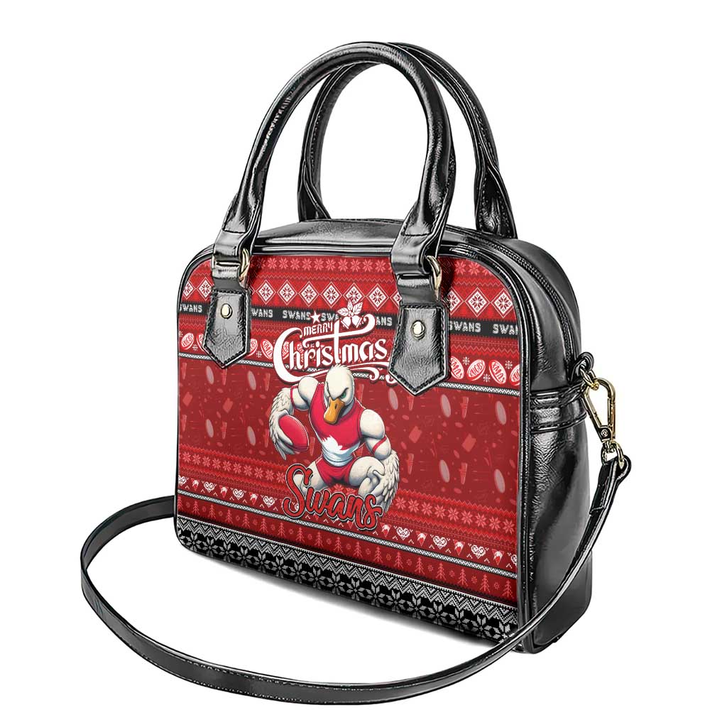 Swans Football Xmas Shoulder Handbag Australia AFL Mascot