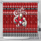 Swans Football Xmas Shower Curtain Australia AFL Mascot