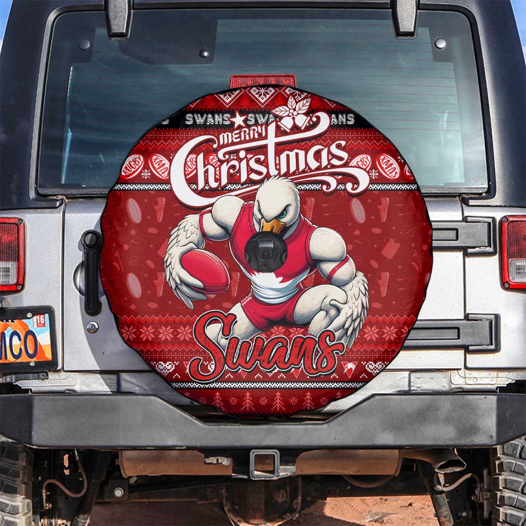 Swans Football Xmas Spare Tire Cover Australia AFL Mascot