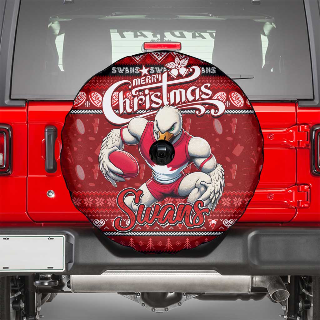 Swans Football Xmas Spare Tire Cover Australia AFL Mascot