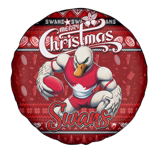 Swans Football Xmas Spare Tire Cover Australia AFL Mascot