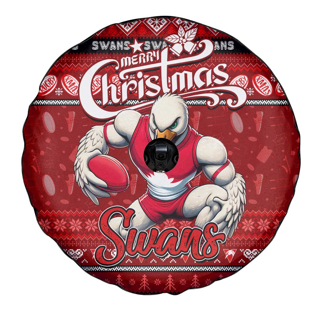 Swans Football Xmas Spare Tire Cover Australia AFL Mascot