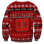 Personalized Swans Rugby Xmas Sweatshirt Australia AFL Mascot