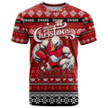 Personalized Swans Rugby Xmas T Shirt Australia AFL Mascot