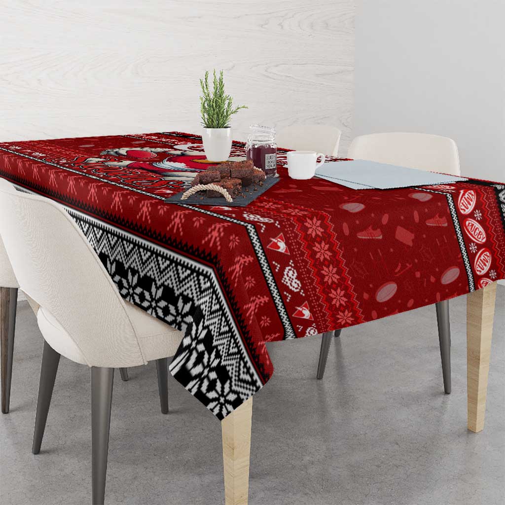 Swans Football Xmas Tablecloth Australia AFL Mascot