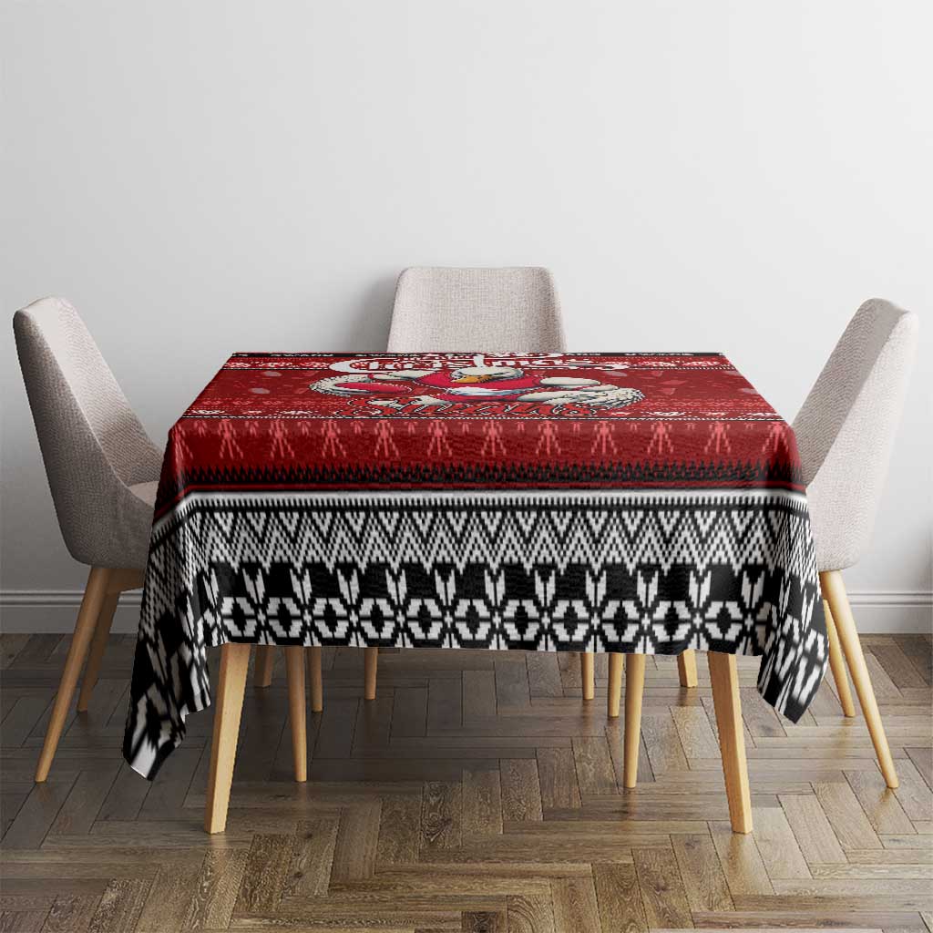 Swans Football Xmas Tablecloth Australia AFL Mascot