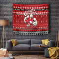Swans Football Xmas Tapestry Australia AFL Mascot