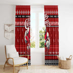 Swans Football Xmas Window Curtain Australia AFL Mascot