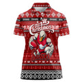 Personalized Swans Rugby Xmas Women Polo Shirt Australia AFL Mascot