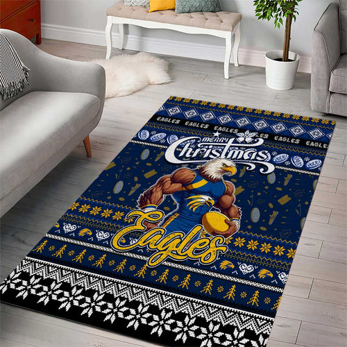 Eagles Football Xmas Area Rug Australia AFL Mascot