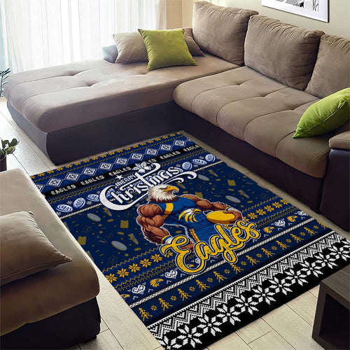 Eagles Football Xmas Area Rug Australia AFL Mascot
