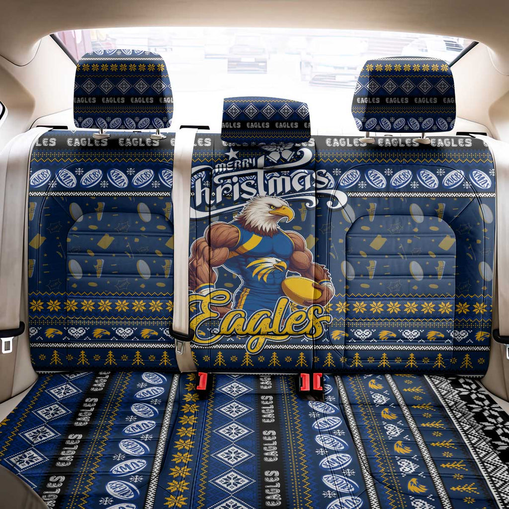 Eagles Football Xmas Back Car Seat Cover Australia AFL Mascot