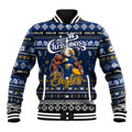 Personalized Eagles Rugby Xmas Baseball Jacket Australia AFL Mascot