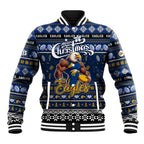 Personalized Eagles Rugby Xmas Baseball Jacket Australia AFL Mascot