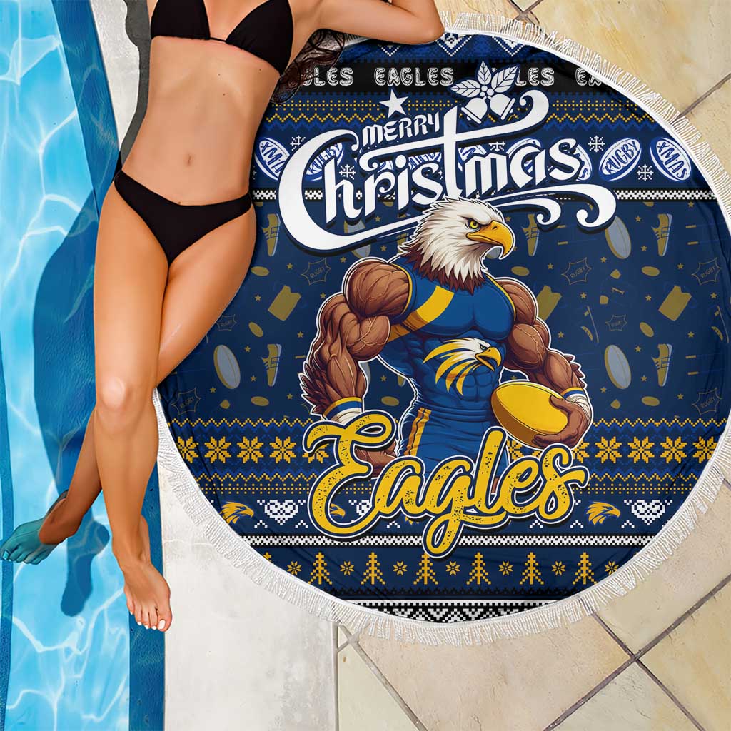 Eagles Football Xmas Beach Blanket Australia AFL Mascot