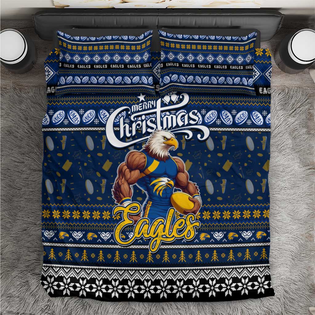 Eagles Football Xmas Bedding Set Australia AFL Mascot