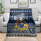 Eagles Football Xmas Blanket Australia AFL Mascot
