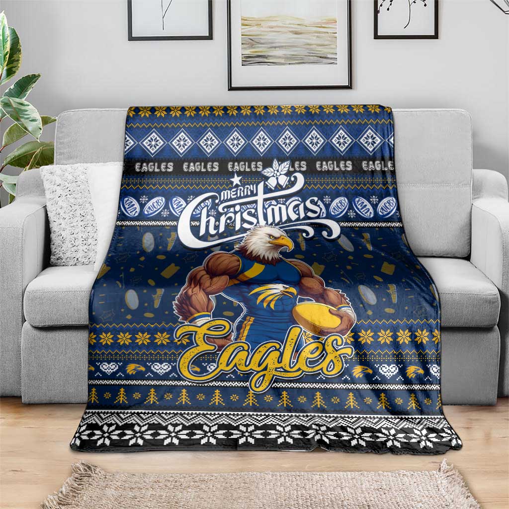 Eagles Football Xmas Blanket Australia AFL Mascot
