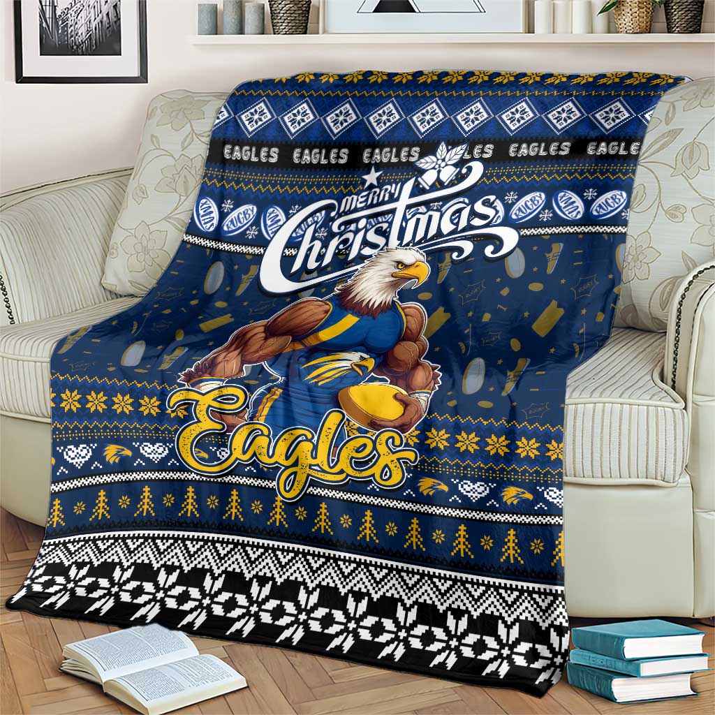 Eagles Football Xmas Blanket Australia AFL Mascot