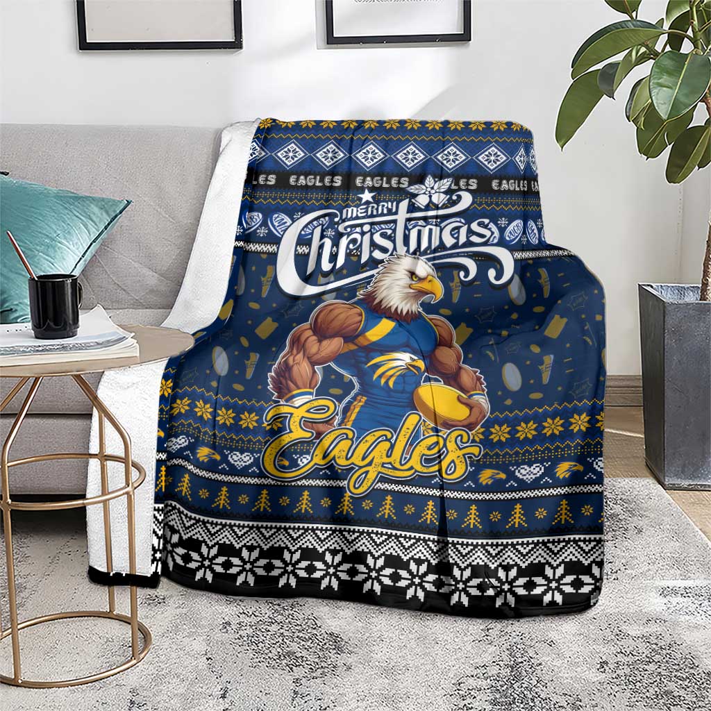 Eagles Football Xmas Blanket Australia AFL Mascot