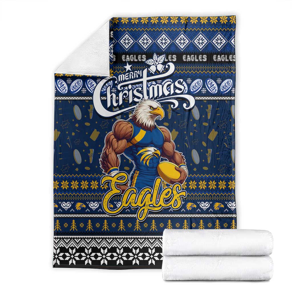 Eagles Football Xmas Blanket Australia AFL Mascot