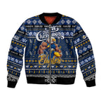 Personalized Eagles Rugby Xmas Bomber Jacket Australia AFL Mascot