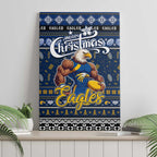 Eagles Football Xmas Canvas Wall Art Australia AFL Mascot